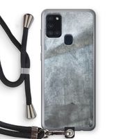 Grey Stone: Samsung Galaxy A21s Transparant Hoesje met koord