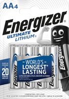 Energizer batterijen Lithium AA, blister van 4 stuks - thumbnail