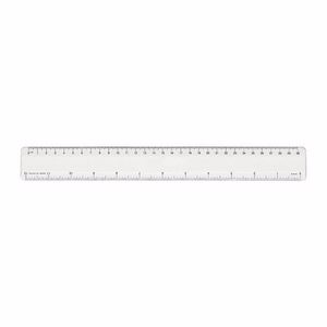 Plastic liniaal transparant 30 cm
