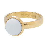 iXXXi Vulring 1 White Stone 12mm Goud - thumbnail