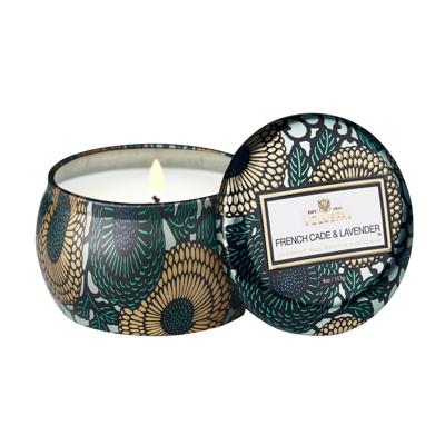 Voluspa Japonica Collection French Cade Lavender Mini Tin Candle 113gr Voluspa Japonica Collection French Cade Lavender Mini Tin Candle 113gr