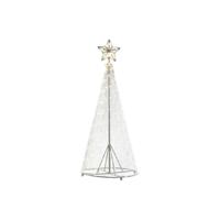 Kerstboom DKD Home Decor Zilverkleurig Metaal 25 x 25 x 60 cm