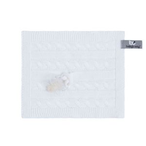 Baby's Only speendoekje Cable Classic Wit Maat