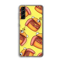 Hamburger: Samsung Galaxy S21 Plus Transparant Hoesje