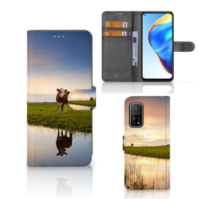 Xiaomi Mi 10T Pro | Mi 10T | Telefoonhoesje | Met pasjeshouder | Koe