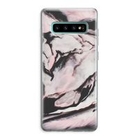 Roze stroom: Samsung Galaxy S10 Plus Transparant Hoesje