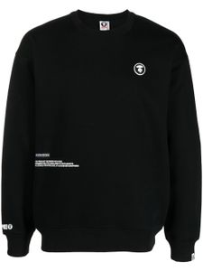 AAPE BY *A BATHING APE® sweat à patch logo - Noir