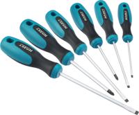 HAZET Schroevendraaierset 810/6PZ - Sleufprofiel, Pozidriv-profiel PZ - 6-delig - 0,5 x 3 - 1,2 x 6,5 - PZ1 - PZ2
