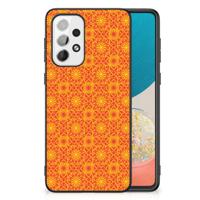 Samsung Galaxy A73 Back Case Batik Oranje