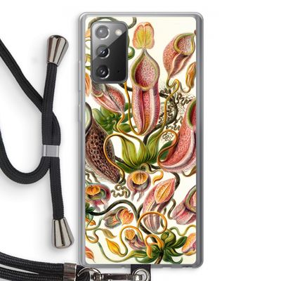 Haeckel Nepenthaceae: Samsung Galaxy Note 20 / Note 20 5G Transparant Hoesje met koord