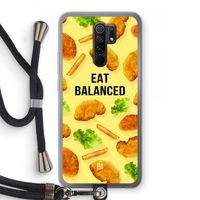 Eat Balanced: Xiaomi Redmi 9 Transparant Hoesje met koord