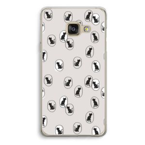 Miauw: Samsung A3 (2017) Transparant Hoesje