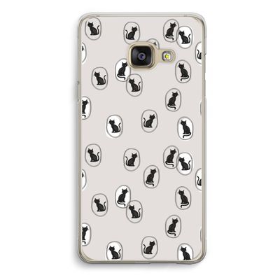 Miauw: Samsung A3 (2017) Transparant Hoesje