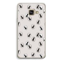 Miauw: Samsung A3 (2017) Transparant Hoesje