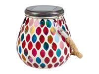 LIVARNO home Gesoldeerd glas met LED, beschilderd of mozaïek (Rood)