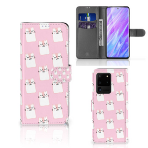 Samsung Galaxy S20 Ultra Telefoonhoesje met Pasjes Sleeping Cats