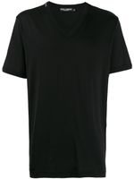 Dolce & Gabbana t-shirt à col v - Noir