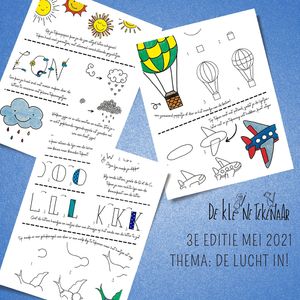 De Kleine Tekenaar: De lucht in!