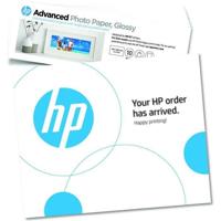 HP - HP Advanced glanzend fotopapier - 250 g/m2, 4 x 12 inch (101 x 305 mm) - 10 vel