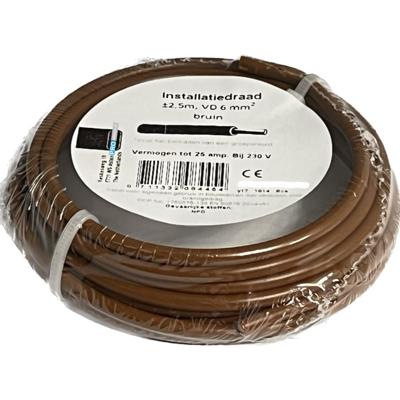 Enzo VD 6 qmm bruin 2,5 meter 1242074