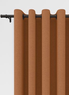 Staba ringgordijn - Caramel met ringen