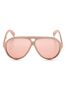 Chloé Eyewear Zonnebril met D-montuur - Beige