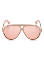 Chloé Eyewear Zonnebril met D-montuur - Beige - thumbnail