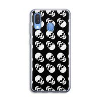 Musketon Skulls: Samsung Galaxy A40 Transparant Hoesje