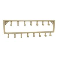 LOFT42 Bono Kapstok - Beige - Metaal - 15 haken - 80x26x4