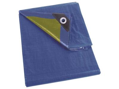 Dekzeil blauw/kaki sterk 5 x 6 m - Velleman
