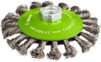 Bosch Accessoires Kegelborstel, roestvrij 115 mm, 0,35 mm, 12500 U/ min, 14 1st - 2608622109