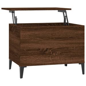 The Living Store Salontafel - Lift-top - Bruineiken - 60 x 44.5 x 45 cm