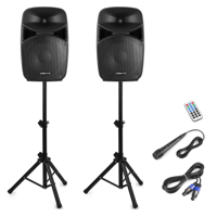 Vonyx VPS152A Plug & play 1000W speakerset met statieven