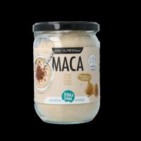 Raw maca high energy poeder in glas bio 300 Gram