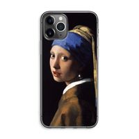 The Pearl Earring: iPhone 11 Pro Max Transparant Hoesje
