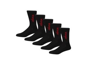 Wrangler 5 paar sokken (Zwart, 39-42)