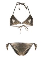 Balmain bikini métallisé à dos-nu - Noir Balmain bikini métallisé à dos-nu - Noir