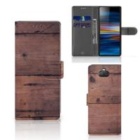 Sony Xperia 10 | Book Style Case | Old Wood
