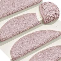 Trapmatten 30 st 65x21x4 cm lichtroze halfrond groot