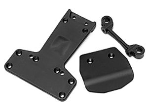 Skid plate/rear chassis set