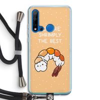 You're Shrimply The Best: Huawei P20 Lite (2019) Transparant Hoesje met koord