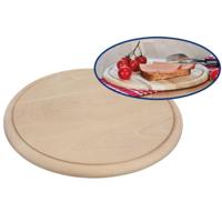 Serveer plank - rond - 28 cm - hout - ham plankje - broodplank - hapjes serveerplanken