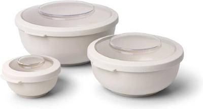 Amuse life bowl lunchbox compacte vershouddoos met tritan deksel 500ml grijs