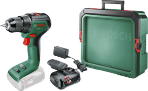 Bosch UniversalDrill 18V-60 + 2.5 Ah Accu (1x) + Systembox S