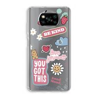 Positivity: Xiaomi Poco X3 Pro Transparant Hoesje