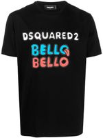 DSQUARED2 t-shirt à logo imprimé - Noir