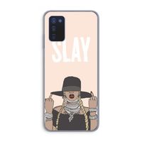 Slay All Day: Samsung Galaxy A03s Transparant Hoesje