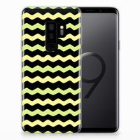 Samsung Galaxy S9 Plus TPU bumper Waves Yellow