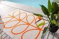Orla Kiely - Vloerkleed Giant Linear Stem Persimmon Outdoor -