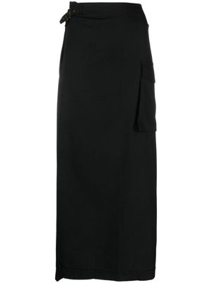 Jean Paul Gaultier Pre-Owned pantalon à jupe superposée (années 2000) - Noir